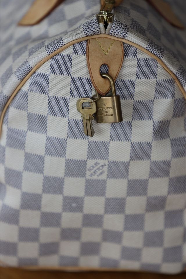 Louis Vuitton - Speedy 30 - Damier Azur Canvas in Hamburg