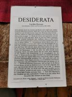 "Desiderata" Max Ehrmann gerahnt München - Schwabing-West Vorschau