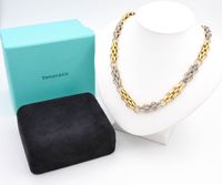 Tiffany & Co. Halskette Collier Necklace Bicolor 18K Gelbgold Wei Eimsbüttel - Hamburg Eidelstedt Vorschau