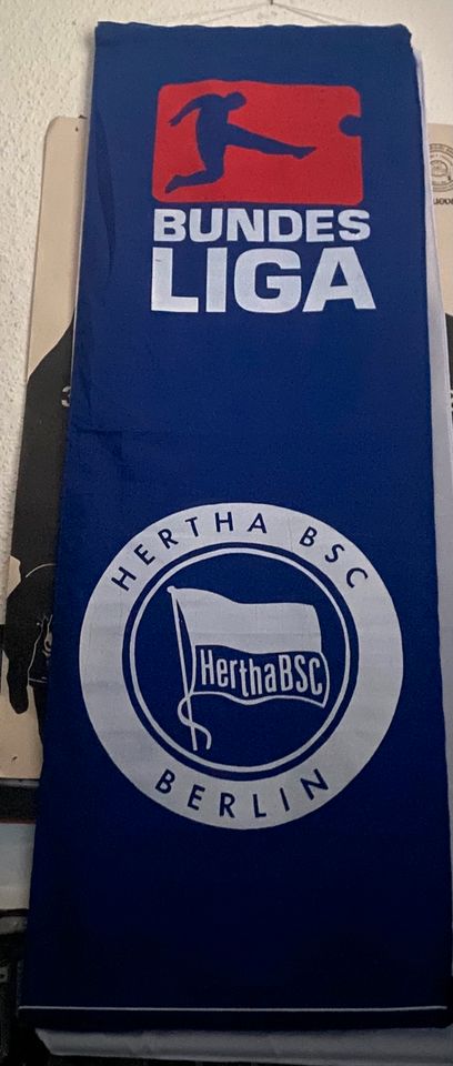 Hertha BSC Fahnen in Berlin