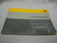 Opel Corsa A 1986 Betriebsanleitung Bayern - Weidenberg Vorschau