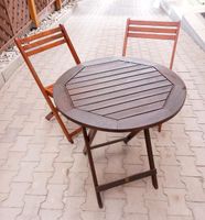 Gartentisch mit 2 Stühle aus Holz ☆Top Gepflegt☆ Bayern - Meitingen Vorschau