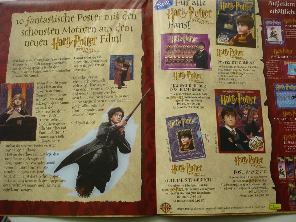 Harry Potter und der Stein der Weisen – 10 Poster zum Film in Köln