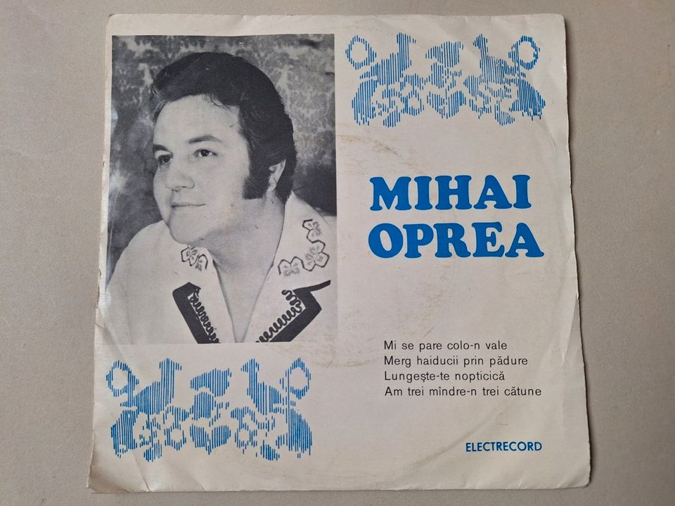 Mihai Oprea Mi se pare colo-n vale Electrecord Rumänien EP 1979 in Nürnberg (Mittelfr)