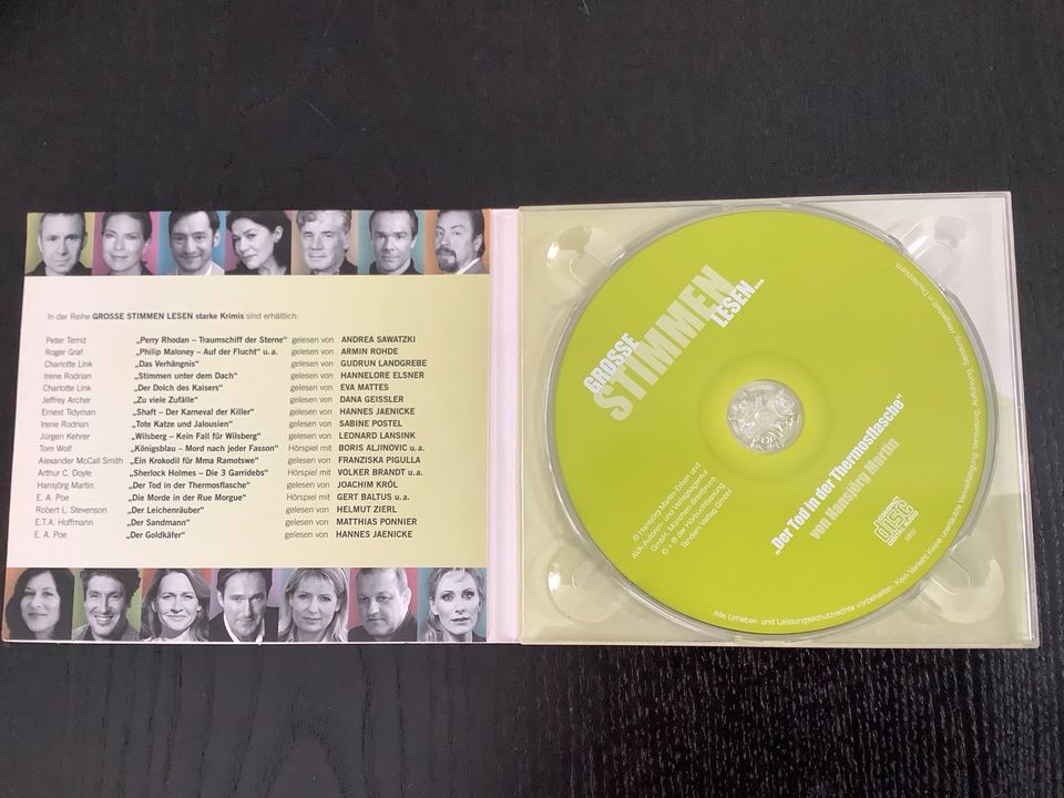 3 Hörbuch CDs : „Joachim Król“ „Bernd Stephan“ „ Hannes Jaenicke“ in Rendsburg