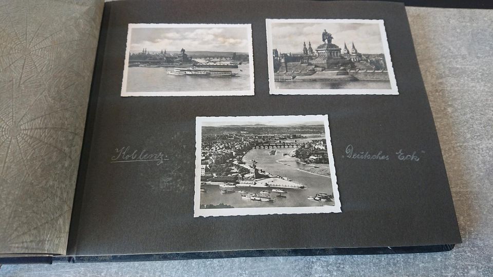Foto Album von 1937 mit Urlaubs Bildern in Hetlingen