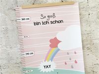 Mintkind Messlatte Poster rosa Kinderzimmerdeko Art Print 10€* Bayern - Lichtenfels Vorschau