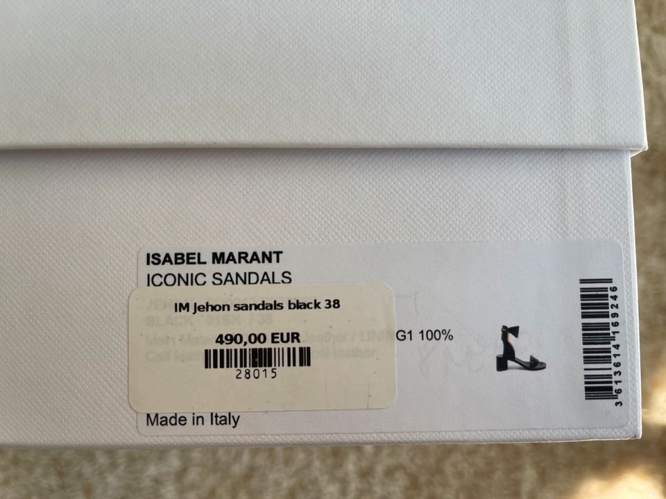 Isabel Marant ICONIC Sandalen Größe: 38 in Bad Vilbel