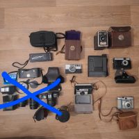 Versch. Alte analoge Kameras,Belladonna,Polaroid,Kodak Cmeha Brandenburg - Schwedt (Oder) Vorschau