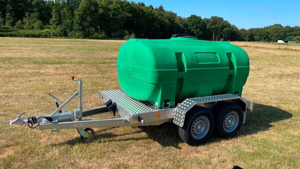 ⭐ BAOS Voll-Alu mit PE Tank Bewässerungsanhänger Wasseranhänger Wasserwagen Wassertank Pkw Anhänger Bewässerung Wassertransport in Großenkneten