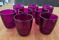 8 Gläser lila/dunkelpink farben München - Moosach Vorschau