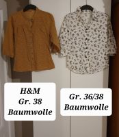 H&M Sommer Bluse Tunika gelb Pilze Hase grau weiß Baumwolle Berlin - Neukölln Vorschau