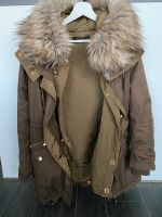 ZARA Winterjacke 2in1 Khaki grün/braun M Saarland - Merzig Vorschau