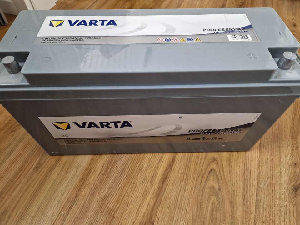 Varta AGM Professional Deep Cycle LAD150 12V 150Ah 825A in Ansbach