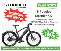 REDUZIERT Stromer E-Bike ST2 S-Pedelec 45 Km/h UVP 7149€ Niedersachsen - Ostrhauderfehn Vorschau