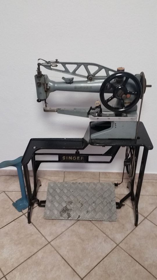 Singer 29k73 Freiarm- Schuhmacher- Schuster- Leder- Nähmaschine in Wörrstadt