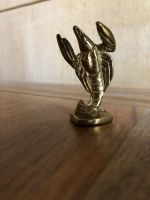 Krebs Messing Figur 4,5 cm Gold Pankow - Prenzlauer Berg Vorschau