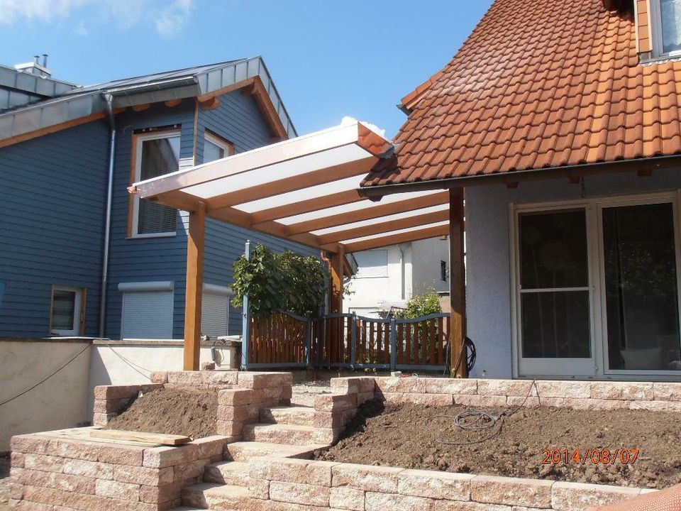 Terrassendach oder Carport 6x3 m Leim holz mit Montage in Bergisch Gladbach