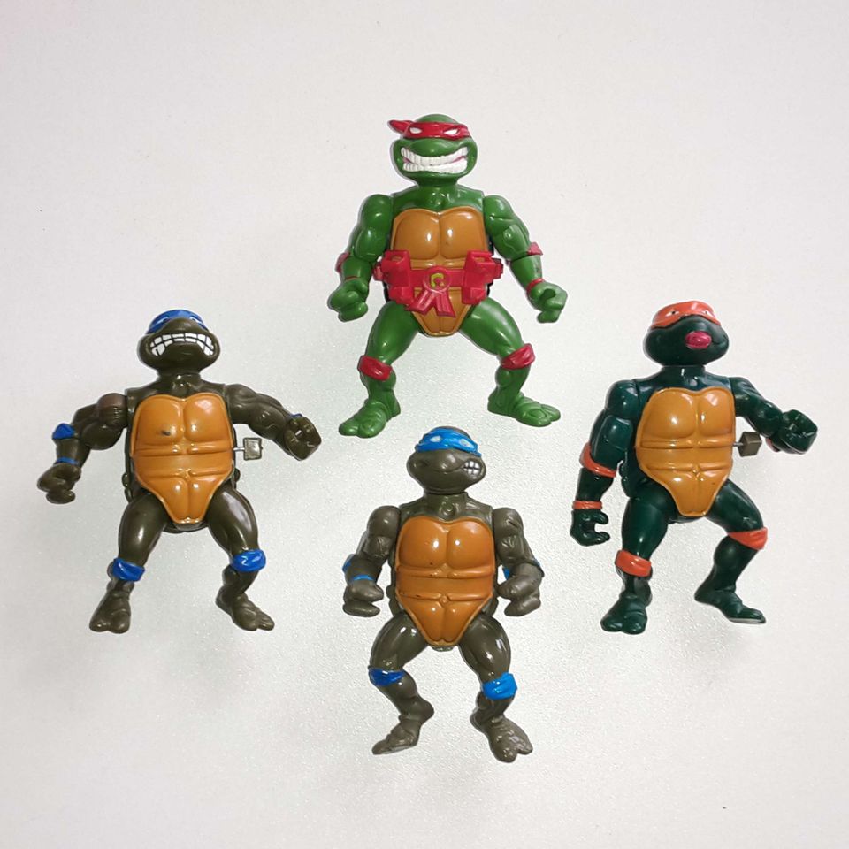 Teenage Mutant Ninja Turtles Action Figuren - Playmates 1989 - 90 in St. Ingbert
