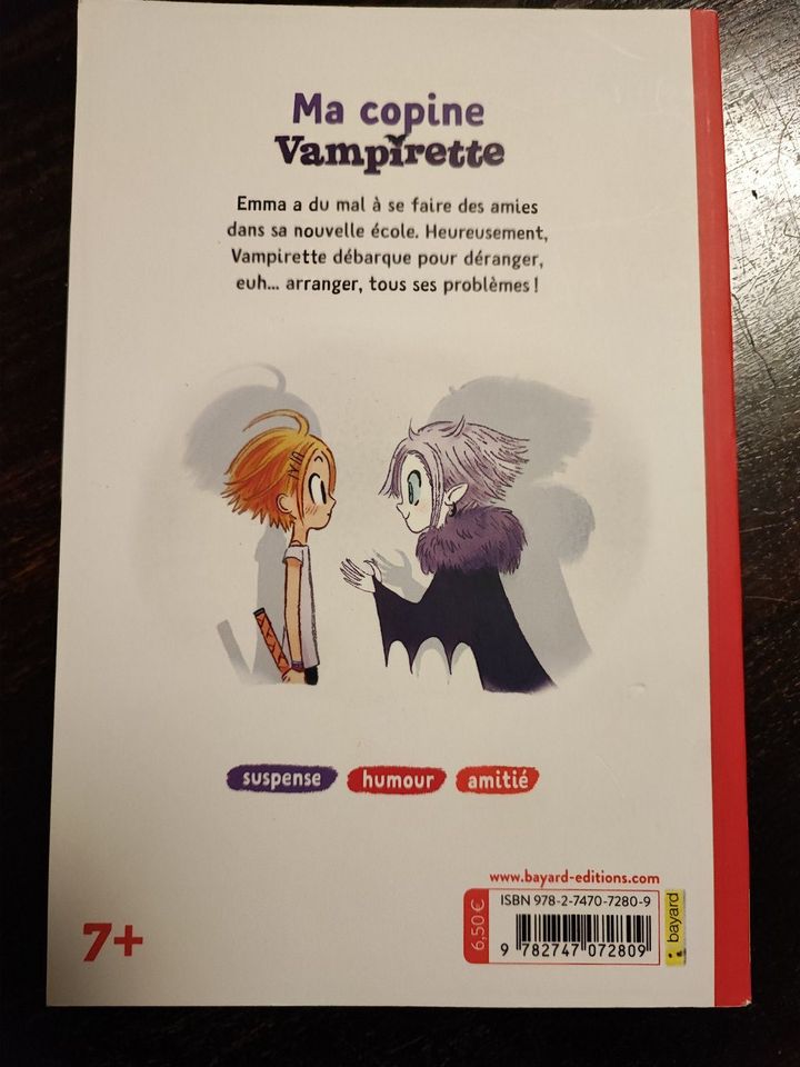 Kinderbuch auf französich "Ma copine vampirette" in Frankfurt am Main