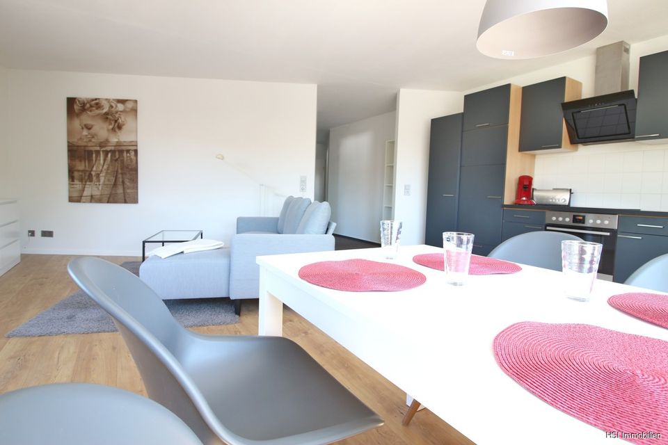 schicke moderne Ferienwohnung, Wohnen auf Zeit in 2 Zimmern auf 59 m², mit Außenstellplatz in Lengede