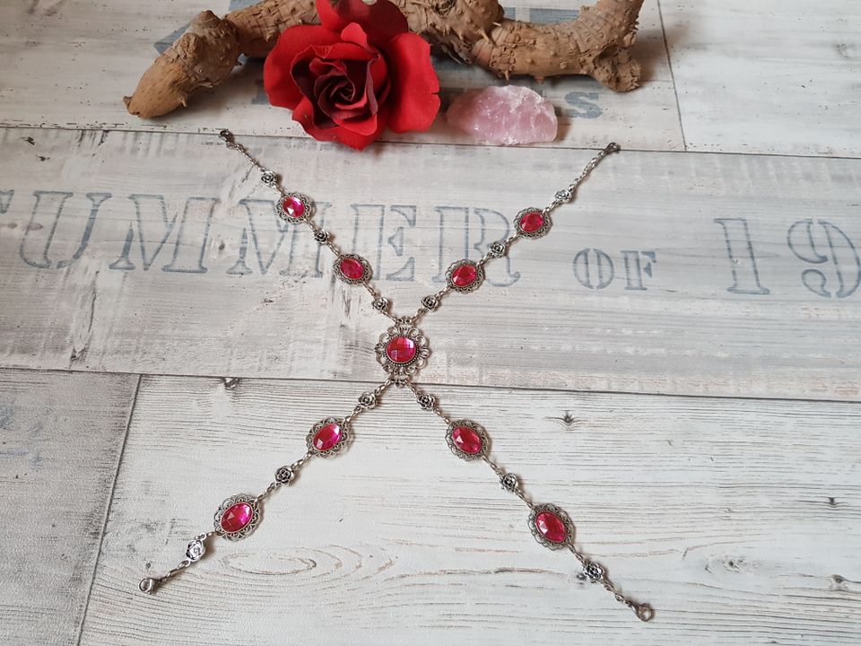 Kopfschmuck Pferde "Cross Rose NEU silbern 12 FARBEN Horsefantasy in Visbek