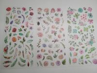 Washi Sticker Blumen- Pflanzen - Bujo , Scrapbooking Nordrhein-Westfalen - Oberhausen Vorschau