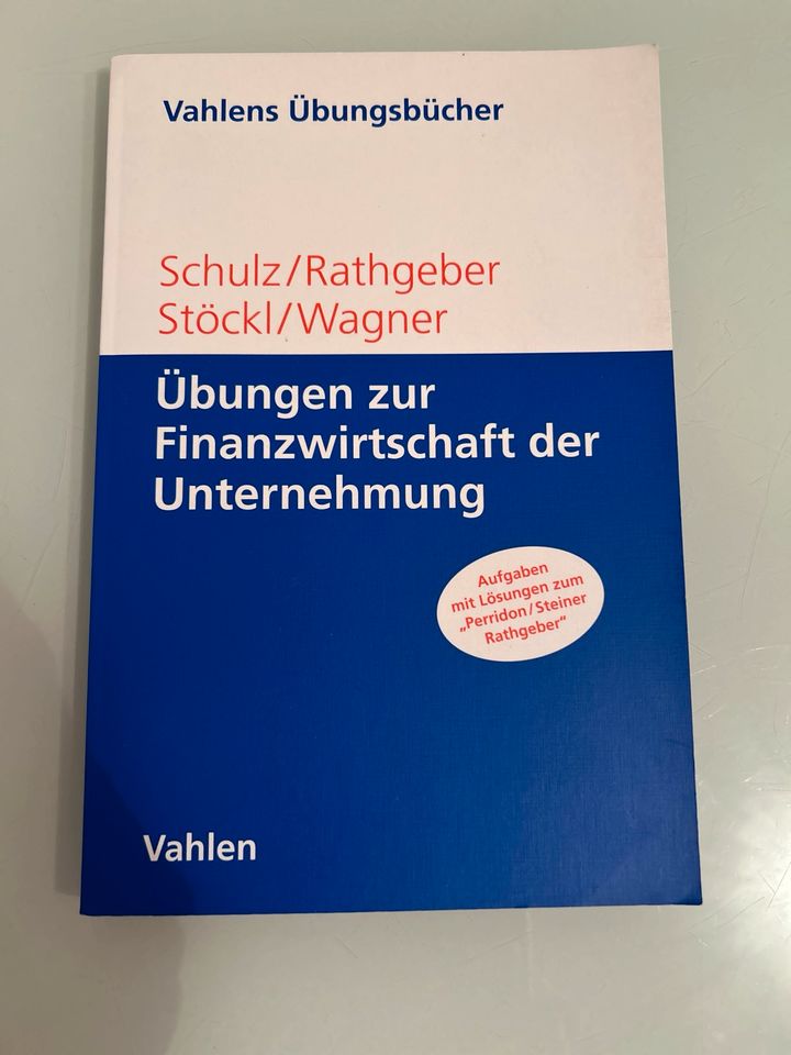 Finanzwirtschaft der Unternehmung - Übungen in Frankfurt am Main