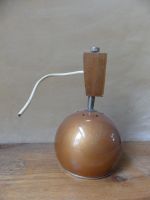 Mid-Century Space Age Holz Lampe von Temde Bielefeld - Brake Vorschau