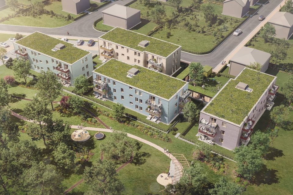 Exklusive barrierefreie Neubauwohnung mit Blick ins Grüne, direkt vom Eigentümer! in Bernau