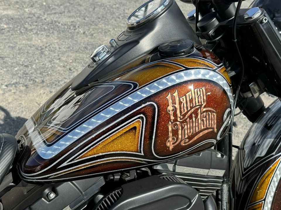 Harley-Davidson Heritage Chicano Style DTL. Zulassung in Hainichen