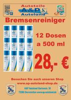 12 x Cartechnic Bremsenreiniger 500 ml Spraydose Baden-Württemberg - Dornstetten Vorschau