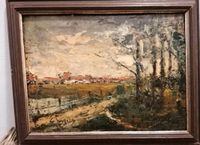 Öl-Gemälde Landschaft Guillaume Vogels (1836-1896) Belgien Bayern - Bernau am Chiemsee Vorschau