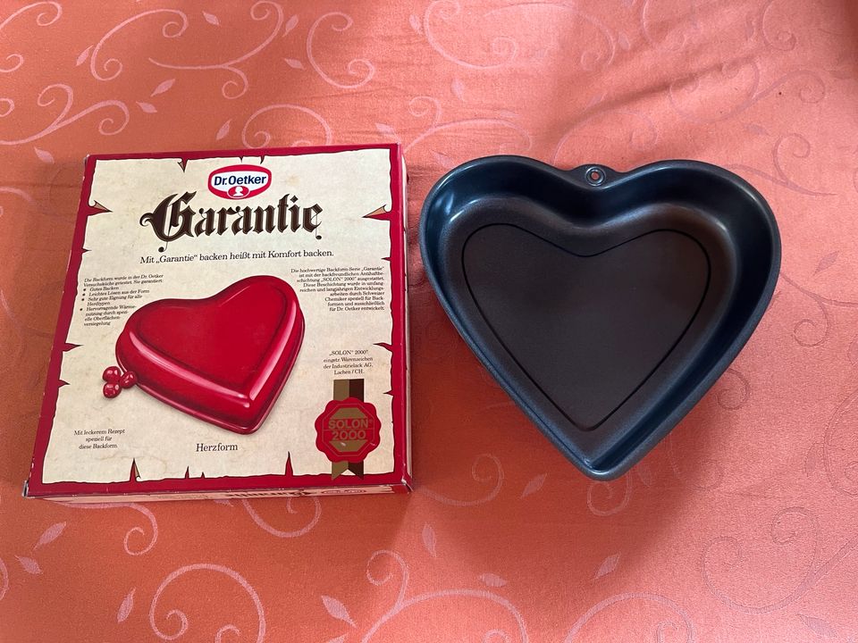 Dr. Oetker "Garantie" Backform Herz - NEU und OVP in Grettstadt