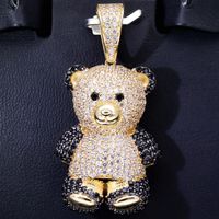 Panda-Bär Anhänger 585 14K ECHT GOLD Zirkoniabesatz Goldanhänger ICED OUT NEU Schmuck Geschenk Idee Weihnachten weitere Artikel auf sensburg-aurum Berlin - Neukölln Vorschau