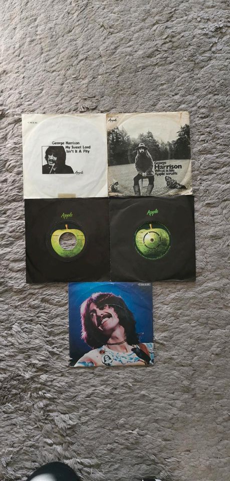 George Harrison - 5 Vinyl Singles, guter Zustand in Bielefeld