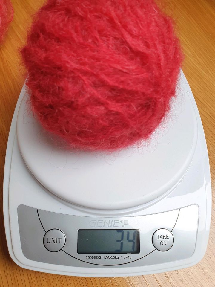 Mohair Strickgarn Filges rot in Bielefeld