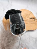 Weinglas mit Gravur | personalisiertes Weinglas |  Hochzeit Bayern - Deggendorf Vorschau