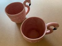 Zwei unbenutzte Flamingo Tassen Rosa Deko Becher Geschenk Niedersachsen - Stubben Vorschau