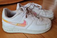 NIKE AIR FORCE 1 SCHUHE SNEAKER HOLOGRAPHIC WEISS 38/39 TOP! Hessen - Felsberg Vorschau