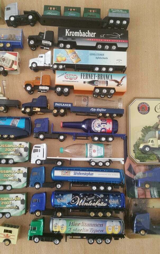 31 Trucks 1:87 Jim Beam, Fernet Branca, Krombacher, Paulaner in Salzhemmendorf