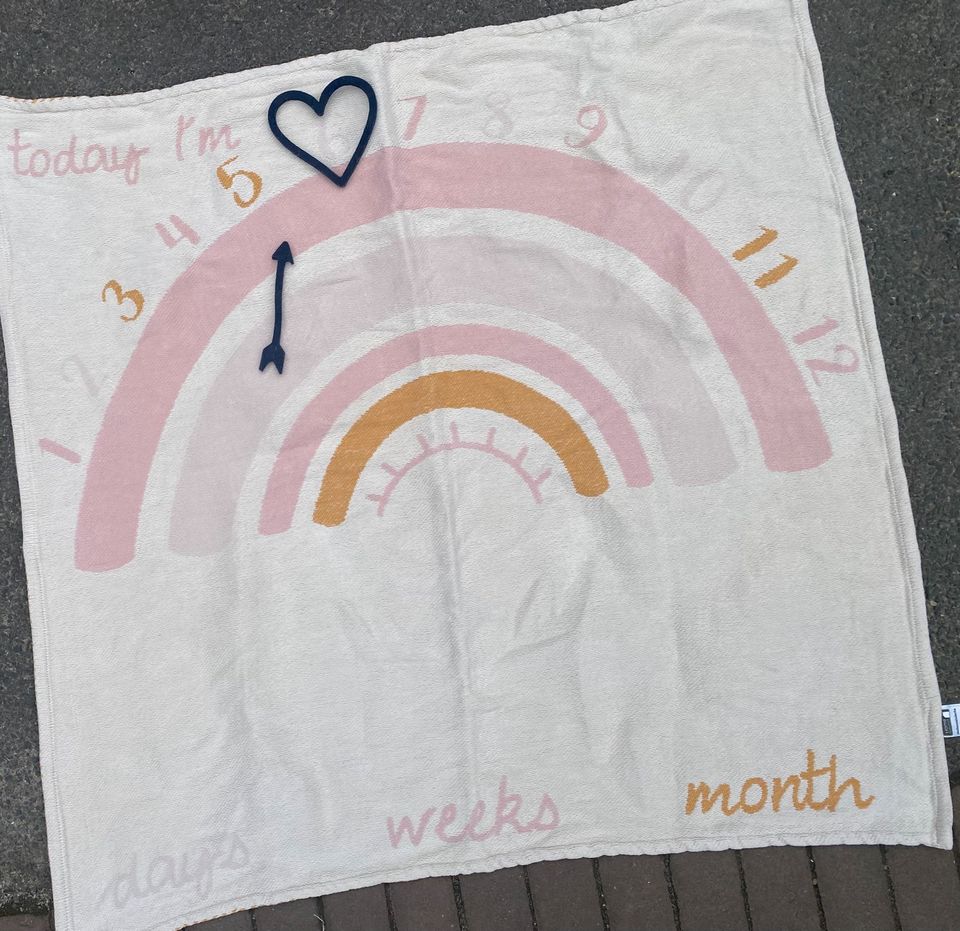 Decke Baby Newborn Monate Mädchen Regenbogen Krabbeldecke in Köln