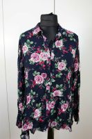 Bluse Gr.42 dunkelblau mit Blumen Berlin - Pankow Vorschau