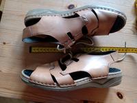 Rieker Damen Leder Sandalen Gr. 40 beige Hessen - Dillenburg Vorschau