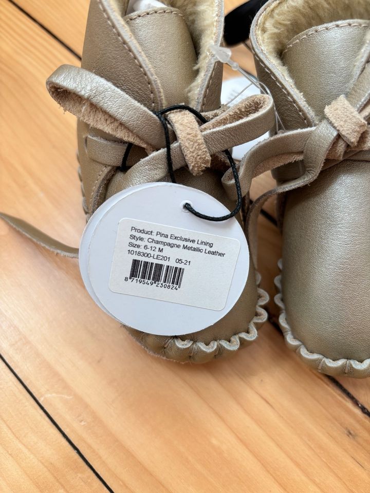 Babyschuhe von Donsje Amsterdam NEU gold 6-12 Monate in München