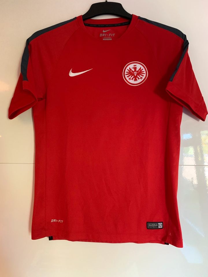 Eintracht Frankfurt Nike Trainingsshirt rot Gr. S in Kettig