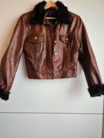 Lederjacke, Hallhuber trend, braun,  gereinigt Bayern - Landshut Vorschau