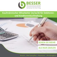 Kaufmännischer Mitarbeiter (m/w/d) gesucht! Nordrhein-Westfalen - Bad Salzuflen Vorschau