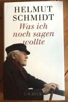 Helmut Schmidt Was ich noch sagen wollte Buch Auto-Biografisch Schleswig-Holstein - Flensburg Vorschau