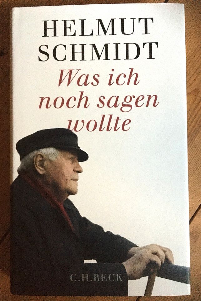Helmut Schmidt Was ich noch sagen wollte Buch Auto-Biografisch in Flensburg